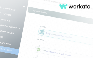 Workato logo and press release